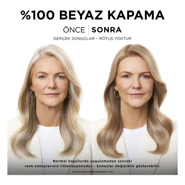 L'oreal Paris Excellence Creme 8.1 Koyu Küllü Sarı Saç Boyası - Görsel 8