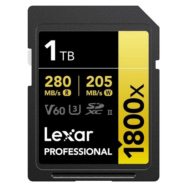 Lexar Gold Series 1800x Lsd1800001t Class 10 Uhs-Iı U3 V60 1 TB Hafıza Kartı - Görsel 6