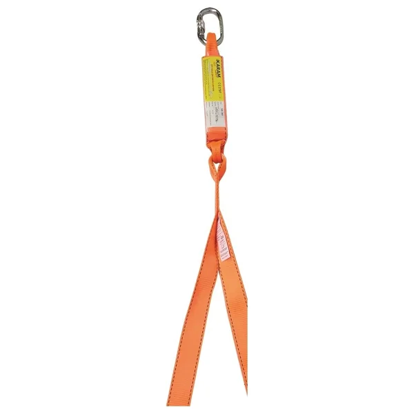 Karam Ka 361 Çift Kol Emicili Lanyard Kolon Halatlı Karabinalıbüyük Kancalı - Görsel 2