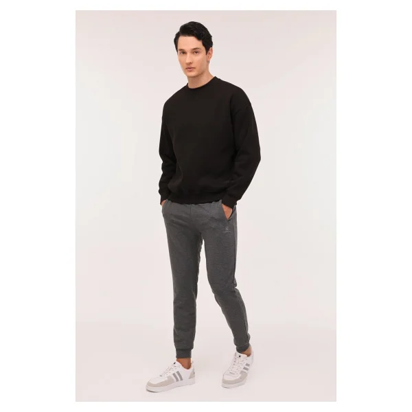 Lumberjack Basic Ct107 Gri Jogger Erkek Eşofman Altı - Görsel 3