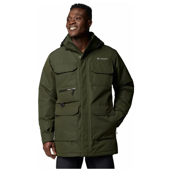 Columbia Landroamer Iı Wm5169-366 Kapüşonlu Koyu Yeşil Erkek Parka - Görsel 6