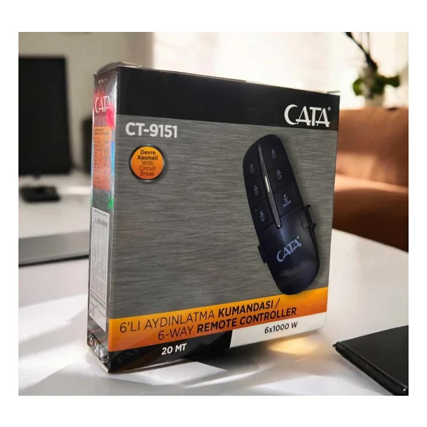 Cata 6 Lı Kanal Avize Kumandası 6x1000 W Ct-9151 - Görsel 2