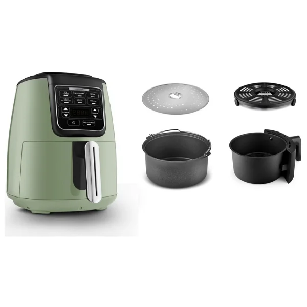 Karaca Air Pro Cook 3in1 XL 4 Lt Wood Craft Yağsız Fritöz - Görsel 7