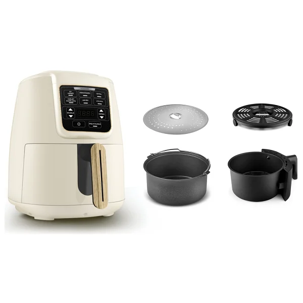 Karaca Air Pro Cook 3in1 XL 4 Lt Wood Craft Yağsız Fritöz - Görsel 6