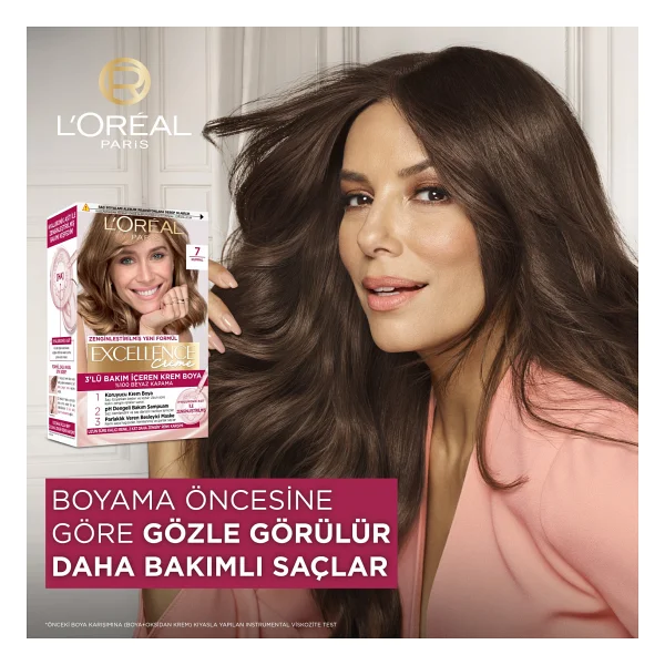 L'oreal Paris Excellence Creme 6.32 Altın Açık Kahve Saç Boyası - Görsel 4