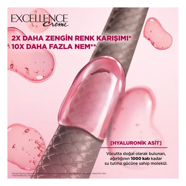 L'oreal Paris Excellence Creme 6.32 Altın Açık Kahve Saç Boyası - Görsel 6