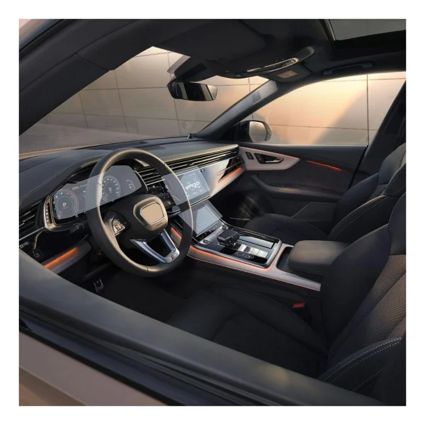 Engo Audi Q7 Ekran Koruyucu Set Multimedya Kumanda Gösterge Klima - Görsel 2