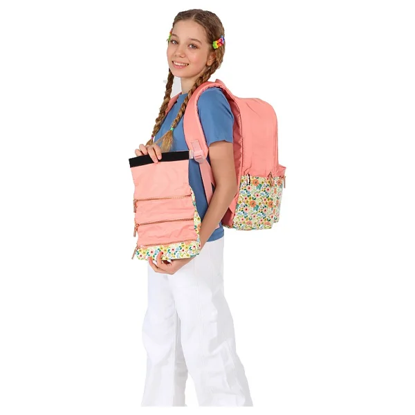 Kaukko Soft Floral Surprise K2671 Salmon Kalemlik - Görsel 3
