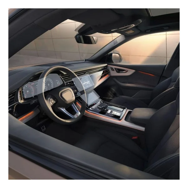 Engo Audi Q7 Mat Ekran Koruyucu Multimedya Kumanda Gösterge Klima - Görsel 2