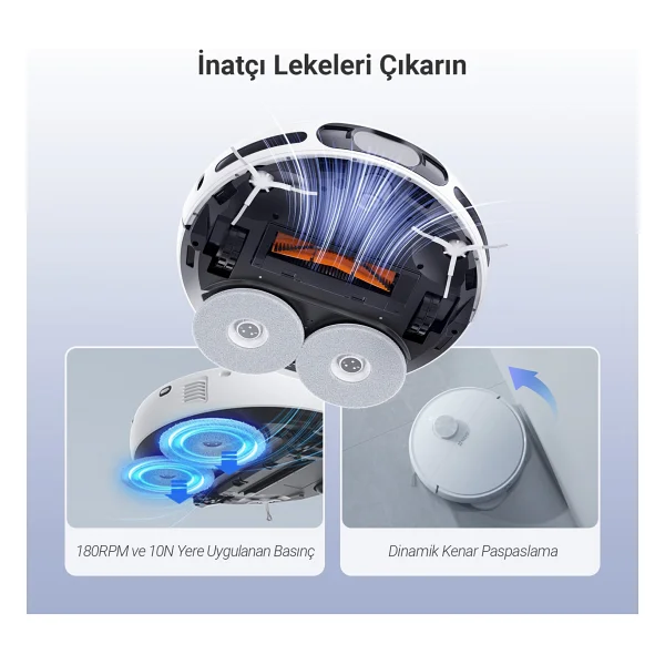 Ezviz Rs20 Pro Çöp İstasyonlu Akıllı Robot Süpürge - Görsel 3