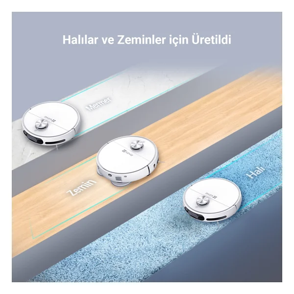 Ezviz Rs20 Pro Çöp İstasyonlu Akıllı Robot Süpürge - Görsel 5