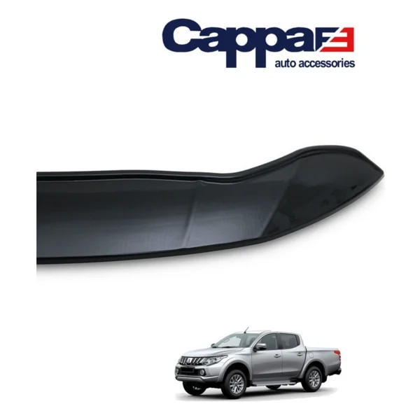 Cappafe Mitsubishi L200 Ön Kaput Koruma Rüzgarlık 4mm (Abs) 15-19 - Görsel 2