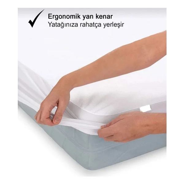 Özdilek 120x200 Cm Fitted Sıvı Geçirmez Tek Kişilik Alez - Görsel 6