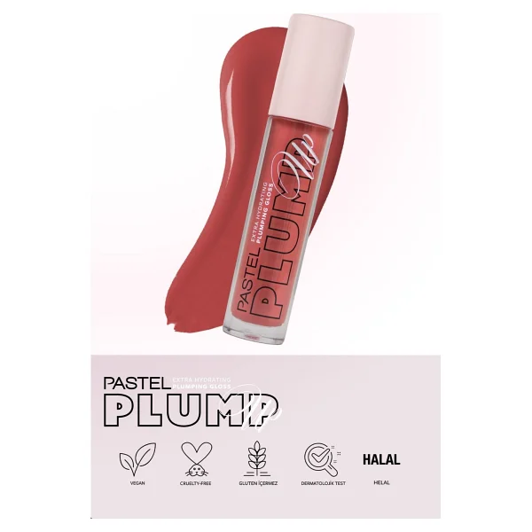 Pastel Plump Up Extra Hydrating Dolgunlaştırıcı 210 Peach Coral Dudak Parlatıcısı - Görsel 4