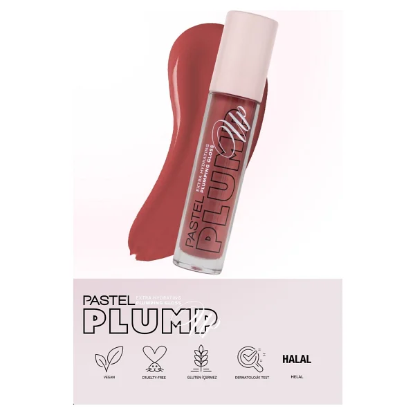 Pastel Plump Up Extra Hydrayting Doldunlaştırıcı 212 Rosewood Dudak Parlatıcısı - Görsel 5