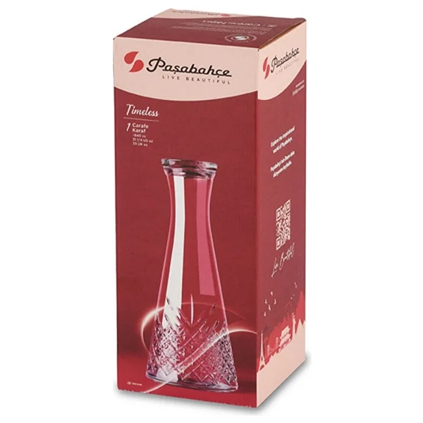 Paşabahçe Karaf Paşabahçe Timeless Karaf -Kapaklı - Şeffaf - 940 Ml - Görsel 3