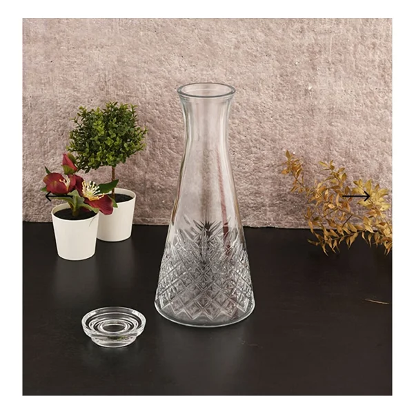 Paşabahçe Karaf Paşabahçe Timeless Karaf -Kapaklı - Şeffaf - 940 Ml - Görsel 4
