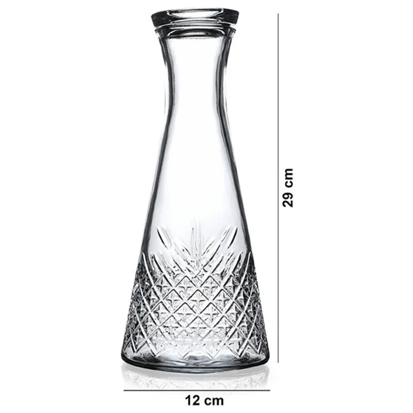 Paşabahçe Karaf Paşabahçe Timeless Karaf -Kapaklı - Şeffaf - 940 Ml - Görsel 5
