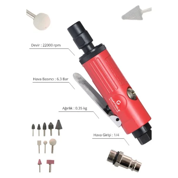 Gap Tools Gpkt 01 Kalıp Taşlama Seti - Görsel 2