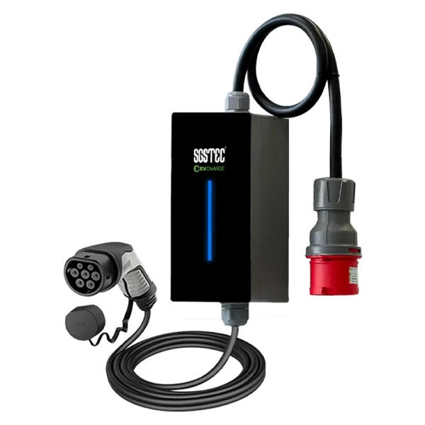 Sgstec Home 22 Kw 5 M Kablolu Taşınabilir Elektrikli Araç Şarj İstasyonu - Görsel 10