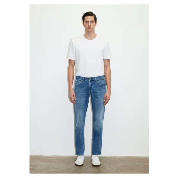 Mavi Martin Premium Blue 00378-84333 Açık Mavi Erkek Straight Jean - Görsel 2