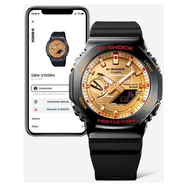 Casio G-Shock G-Steel Gbm-2100rh-1adr Altın Erkek Kol Saati - Görsel 8