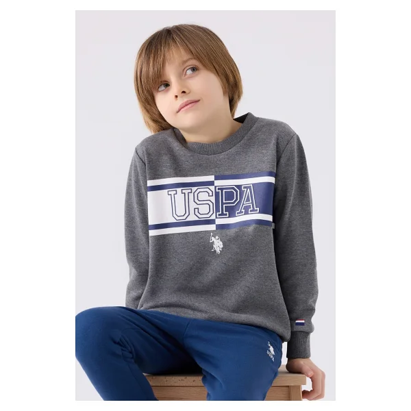U.S. Polo Assn. 1900 Erkek Çocuk Pijama Takımı - Lacivert - 9 - 10 Yaş - Görsel 2