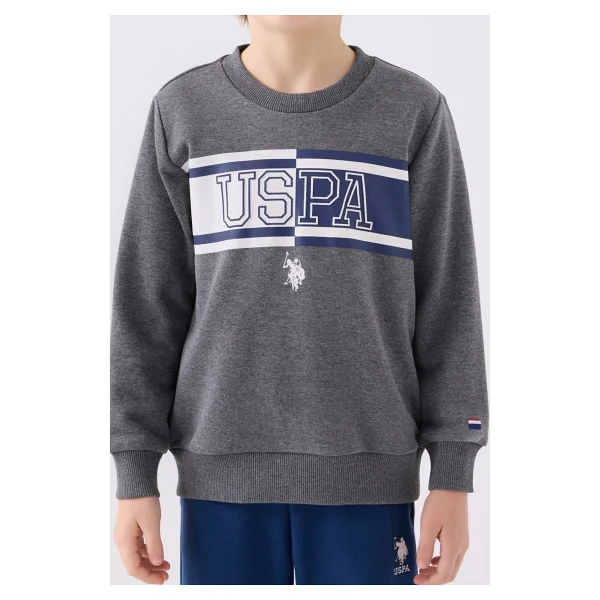 U.S. Polo Assn. 1900 Erkek Çocuk Pijama Takımı - Lacivert - 9 - 10 Yaş - Görsel 4