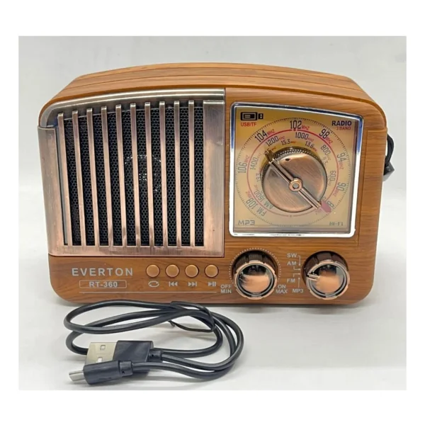 Everton Rt-878 Bluetooth Nostaljik Radyo - Görsel 7