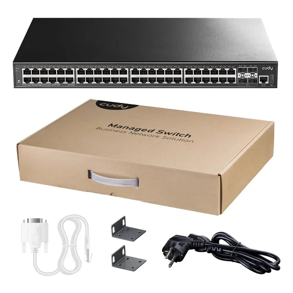 Cudy Gs5048s4 48 Port 10/100/1000 Mbps Gigabit Yönetilebilir Switch - Görsel 4