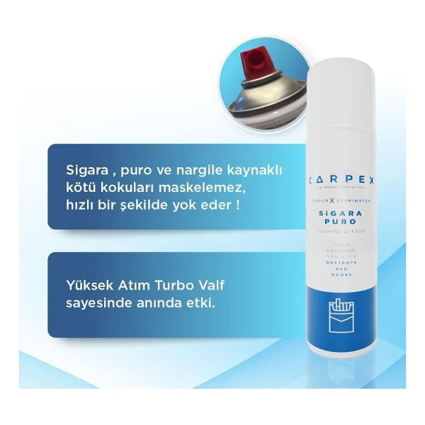 Carpex Sigara Kötü Koku Giderici Sprey 500 Ml - Görsel 2