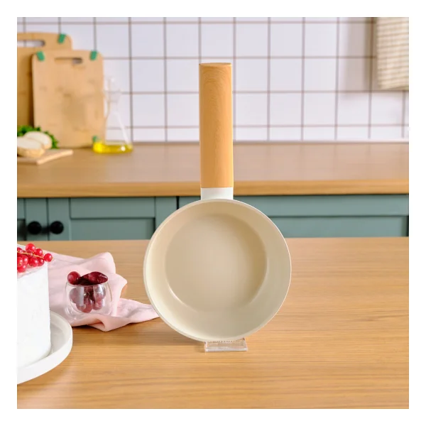 Karaca Swiss Crystal Almond Cream İndüksiyon Tabanlı 16 cm Tava - Görsel 5