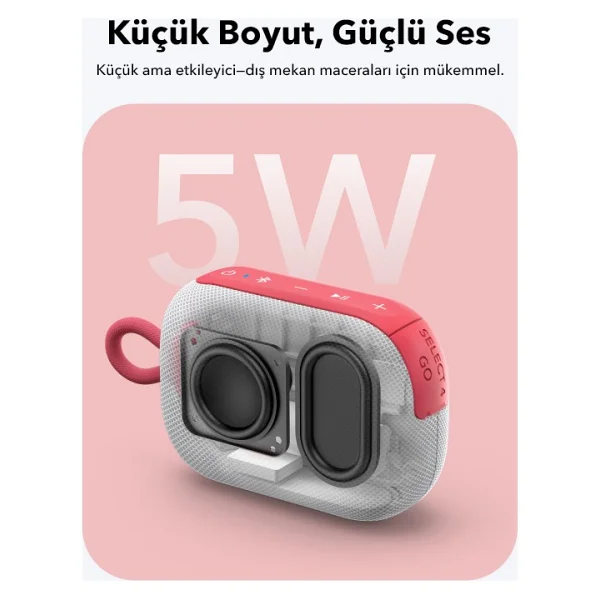 Anker Soundcore Select 4 Go TWS Kırmızı Bluetooth Hoparlör - Görsel 2