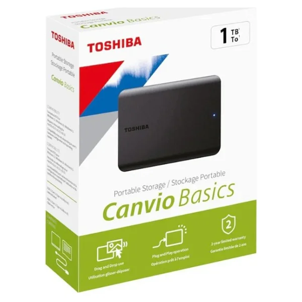 Toshiba Canvio Basics Hdtb510ek3aa USB 3.2 2.5" 1 TB Harici Harddisk - Görsel 4