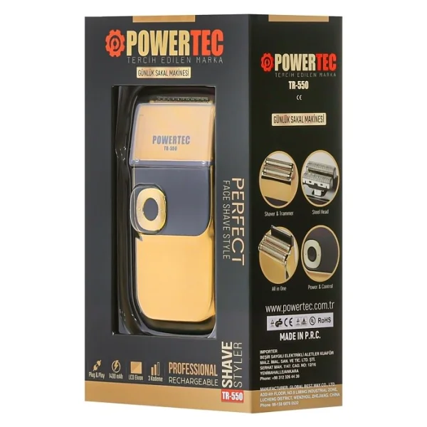 Powertec Tr-550 Tıraş Makinesi - Görsel 4