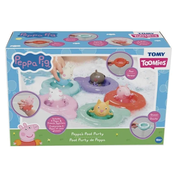 Tomy Toomies Peppa Pig Peppa'nın Havuz Partisi 73549 - Görsel 7