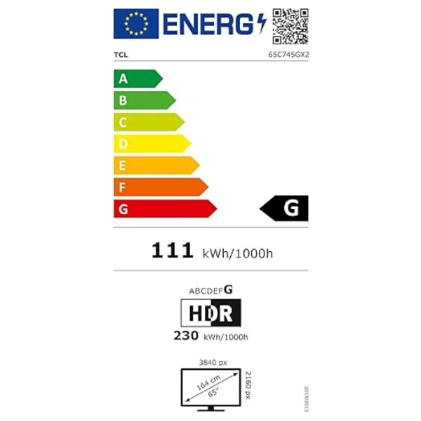 Tcl 65c745 4K Ultra HD 65" 165 Ekran Uydu Alıcılı Google Smart QLED TV - Görsel 7