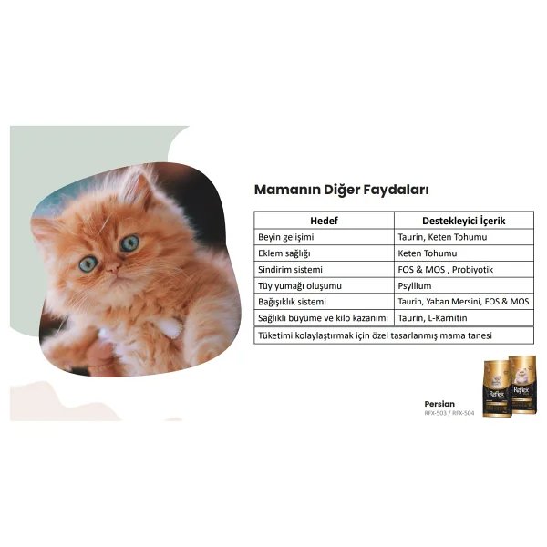 Reflex Plus Persian 1.5 kg Yavru Kedi Maması - Görsel 7