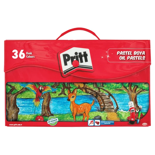 Pritt Çantalı 36'lı Pastel Boya - Görsel 3