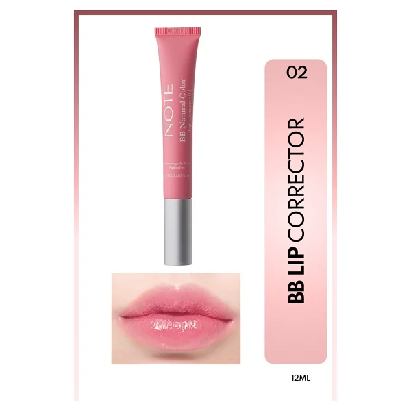 Note Bb Lip Corrector 02 Açık Pembe Dudak Parlatıcısı - Görsel 7