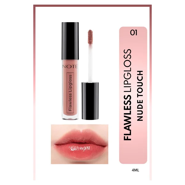 Note Flawless Nemlendirici 01 Nude Touch Dudak Parlatıcısı - Görsel 5