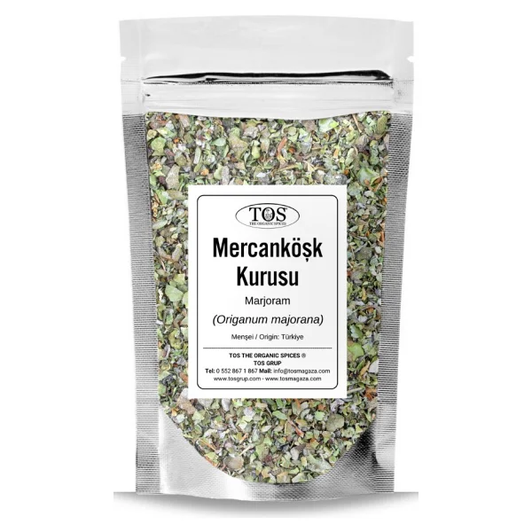 Mercanköşk Kurusu 1 Kg (1. Kalite) Origanum Majorana / Dried Marjoram - Görsel 2