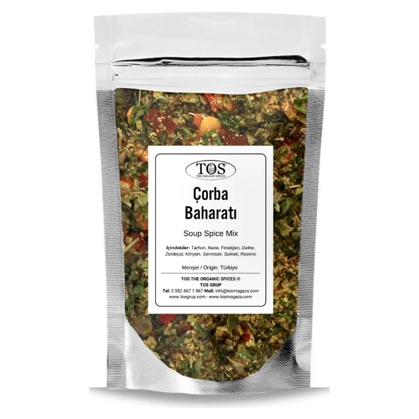 Tos The Organic Spices Çorba Baharatı V3 500 Gr Soup Spice Blend - Premium Quality Baharat Karışımı - Görsel 2