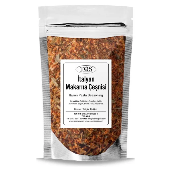 Tos The Organic Spices İtalyan Makarna Çeşnisi 500 Gr - Görsel 2