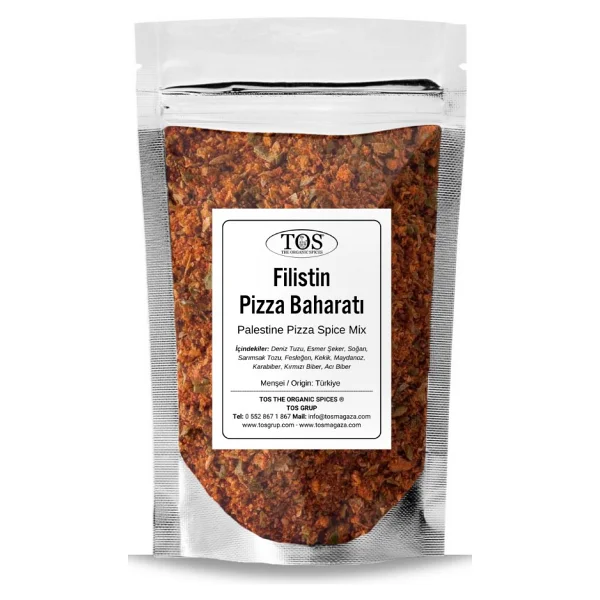 Tos The Organic Spices Tavlin Pizza Filistin Pizza Baharat Karışımı 100 Gr Palestinian Pizza Spice Blend - Premium Quality - Görsel 2