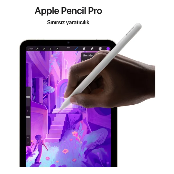 iPad Mini 7. Nesil Wi-Fi 128 GB 8.3" Mxn73tu/A Mavi Tablet - Görsel 4