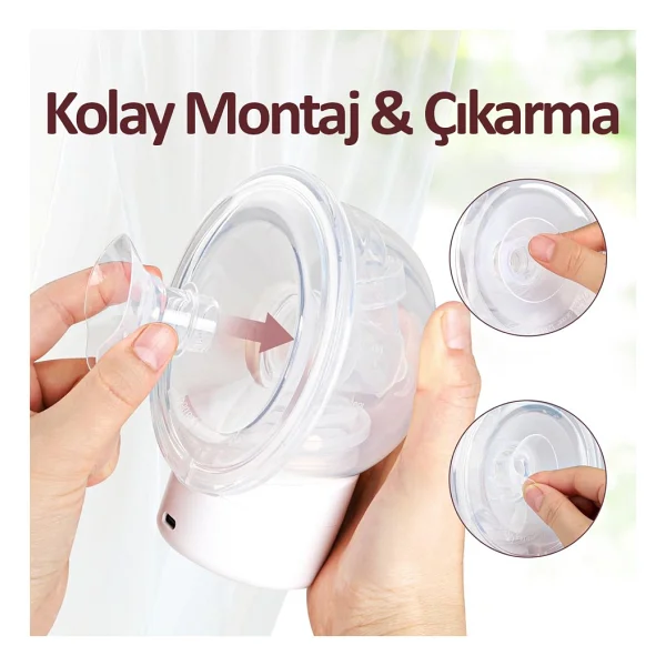 Bebebao Göğüs Pompası Kalkanı Silikon Flanş Küçültücü 21-22-26 Mm 3'lü Set (P1 - Ekpress Model Uyumlu) - Görsel 2