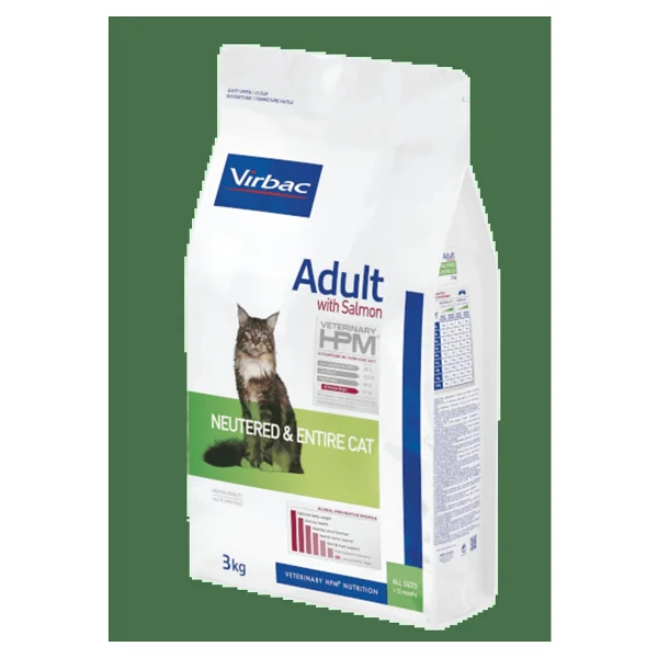 Virbac Neutered Entire Somonlu 7 Kg Kısırlaştırılmış Yetişkin Kedi Maması - Görsel 3