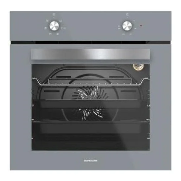Silverline 3'lü Gri Cam Ankastre Set (3481 Flam 60 Gri+Cs5365s01+Bo65e1s01) - Görsel 3