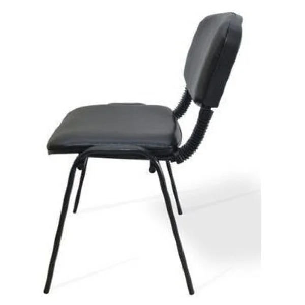 Arj I Office Furniture & Desing Siyah Ofis Büro Bekleme Misafir Form Koltuğu Sandalyesi 6lı 012 - Görsel 3